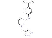 1-(1H-imidazol-4-ylmethyl)-N-(4-isopropylphenyl)-3-piperidinamine