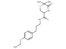 N-[3-(4-ethoxyphenyl)propyl]-6,6-dimethyl-5-oxothiomorpholine-3-carboxamide