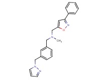 N-methyl-1-(3-phenyl-5-isoxazolyl)-N-[3-(1H-pyrazol-1-ylmethyl)benzyl]methanamine