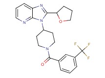 2-(tetrahydro-2-furanyl)-3-{1-[3-(trifluoromethyl)benzoyl]-4-piperidinyl}-3H-imidazo[4,5-b]pyridine
