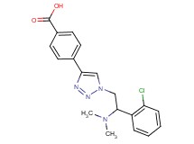 4-{1-[2-(2-chlorophenyl)-2-(dimethylamino)ethyl]-1H-1,2,3-triazol-4-yl}benzoic acid