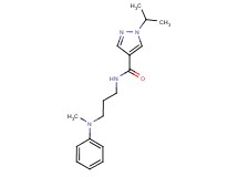 1-isopropyl-N-{3-[methyl(phenyl)amino]propyl}-1H-pyrazole-4-carboxamide