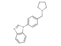 1-[4-(pyrrolidin-1-ylmethyl)phenyl]-1H-benzimidazole