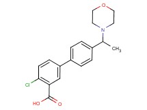 4-chloro-4'-(1-morpholin-4-ylethyl)biphenyl-3-carboxylic acid