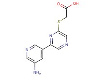{[6-(5-aminopyridin-3-yl)pyrazin-2-yl]thio}acetic acid