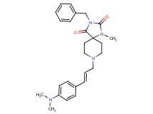 3-benzyl-8-{(2E)-3-[4-(dimethylamino)phenyl]-2-propen-1-yl}-1-methyl-1,3,8-triazaspiro[4.5]decane-2,4-dione