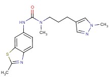 N-methyl-N'-(2-methyl-1,3-benzothiazol-6-yl)-N-[3-(1-methyl-1H-pyrazol-4-yl)propyl]urea