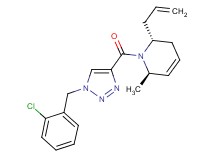 (2R*,6R*)-2-allyl-1-{[1-(2-chlorobenzyl)-1H-1,2,3-triazol-4-yl]carbonyl}-6-methyl-1,2,3,6-tetrahydropyridine