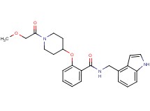 N-(1H-indol-4-ylmethyl)-2-{[1-(methoxyacetyl)-4-piperidinyl]oxy}benzamide