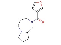 2-(3-furoyl)octahydro-1H-pyrrolo[1,2-a][1,4]diazepine trifluoroacetate