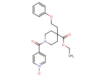 ethyl 1-(1-oxidoisonicotinoyl)-4-(2-phenoxyethyl)-4-piperidinecarboxylate