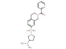 N,N-dimethyl-1-{[2-(pyridin-2-ylcarbonyl)-1,2,3,4-tetrahydroisoquinolin-7-yl]sulfonyl}pyrrolidin-3-amine