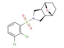 (1R*,2R*,6S*,7S*)-4-[(2,3-dichlorophenyl)sulfonyl]-10-oxa-4-azatricyclo[5.2.1.0~2,6~]decane