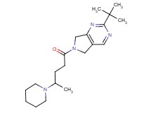 2-tert-butyl-6-(4-piperidin-1-ylpentanoyl)-6,7-dihydro-5H-pyrrolo[3,4-d]pyrimidine