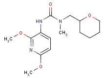 N'-(2,6-dimethoxypyridin-3-yl)-N-methyl-N-(tetrahydro-2H-pyran-2-ylmethyl)urea