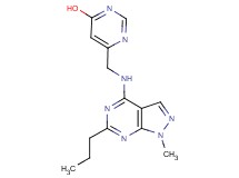 6-{[(1-methyl-6-propyl-1H-pyrazolo[3,4-d]pyrimidin-4-yl)amino]methyl}-4-pyrimidinol