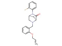 (1S*,4S*)-5-[2-(allyloxy)benzyl]-2-(2-fluorophenyl)-2,5-diazabicyclo[2.2.1]heptan-3-one