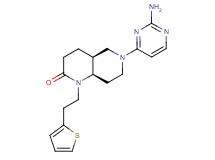 (4aS*,8aR*)-6-(2-aminopyrimidin-4-yl)-1-[2-(2-thienyl)ethyl]octahydro-1,6-naphthyridin-2(1H)-one