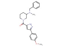 N-benzyl-1-{[3-(4-methoxyphenyl)-1H-pyrazol-5-yl]carbonyl}-N-methyl-3-piperidinamine