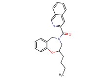 2-butyl-4-(3-isoquinolinylcarbonyl)-2,3,4,5-tetrahydro-1,4-benzoxazepine