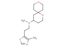 1,9-dioxaspiro[5.5]undec-4-yl(methyl)[2-(4-methyl-1,3-thiazol-5-yl)ethyl]amine
