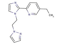 5-ethyl-2-{1-[2-(1H-pyrazol-1-yl)ethyl]-1H-imidazol-2-yl}pyridine