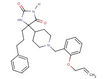 5-{1-[2-(allyloxy)benzyl]-4-piperidinyl}-5-(3-phenylpropyl)-2,4-imidazolidinedione