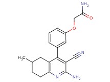 2-[3-(2-amino-3-cyano-6-methyl-5,6,7,8-tetrahydroquinolin-4-yl)phenoxy]acetamide