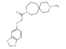 9-[(1,3-benzodioxol-5-yloxy)acetyl]-3-methyl-3,9-diazaspiro[5.6]dodecane