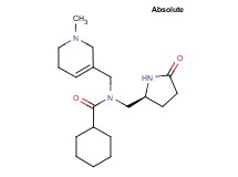 N-[(1-methyl-1,2,5,6-tetrahydropyridin-3-yl)methyl]-N-{[(2S)-5-oxopyrrolidin-2-yl]methyl}cyclohexanecarboxamide