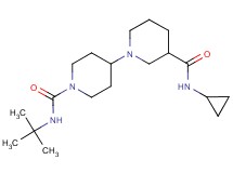 N~1~'-(tert-butyl)-N~3~-cyclopropyl-1,4'-bipiperidine-1',3-dicarboxamide