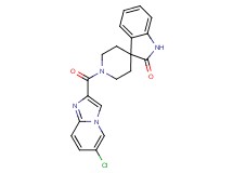 1'-[(6-chloroimidazo[1,2-a]pyridin-2-yl)carbonyl]spiro[indole-3,4'-piperidin]-2(1H)-one