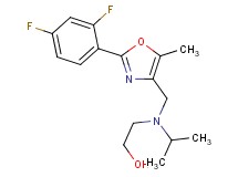 2-[{[2-(2,4-difluorophenyl)-5-methyl-1,3-oxazol-4-yl]methyl}(isopropyl)amino]ethanol