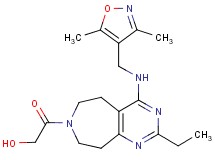 2-(4-{[(3,5-dimethylisoxazol-4-yl)methyl]amino}-2-ethyl-5,6,8,9-tetrahydro-7H-pyrimido[4,5-d]azepin-7-yl)-2-oxoethanol