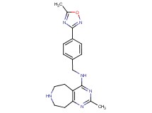 2-methyl-N-[4-(5-methyl-1,2,4-oxadiazol-3-yl)benzyl]-6,7,8,9-tetrahydro-5H-pyrimido[4,5-d]azepin-4-amine