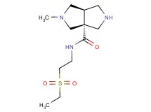 (3aR*,6aR*)-N-[2-(ethylsulfonyl)ethyl]-2-methylhexahydropyrrolo[3,4-c]pyrrole-3a(1H)-carboxamide