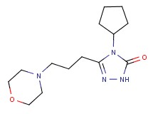 4-cyclopentyl-5-(3-morpholin-4-ylpropyl)-2,4-dihydro-3H-1,2,4-triazol-3-one