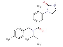 N-(sec-butyl)-4-methyl-N-(4-methylbenzyl)-3-(2-oxo-1-imidazolidinyl)benzamide