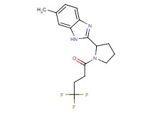 6-methyl-2-[1-(4,4,4-trifluorobutanoyl)-2-pyrrolidinyl]-1H-benzimidazole