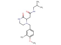 N-isobutyl-2-[1-(4-methoxy-3-methylbenzyl)-3-oxo-2-piperazinyl]acetamide