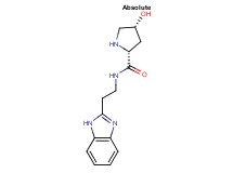 (4R)-N-[2-(1H-benzimidazol-2-yl)ethyl]-4-hydroxy-D-prolinamide
