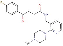 4-(4-fluorophenyl)-N-{[2-(4-methyl-1-piperazinyl)-3-pyridinyl]methyl}-4-oxobutanamide