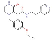 2-[1-(4-ethoxybenzyl)-3-oxo-2-piperazinyl]-N-[2-(4-pyridinyl)ethyl]acetamide