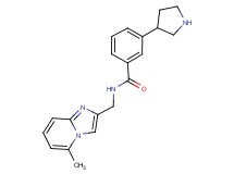 N-[(5-methylimidazo[1,2-a]pyridin-2-yl)methyl]-3-(3-pyrrolidinyl)benzamide dihydrochloride