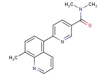 N,N-dimethyl-6-(8-methylquinolin-5-yl)nicotinamide