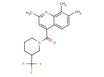 2,7,8-trimethyl-4-{[3-(trifluoromethyl)-1-piperidinyl]carbonyl}quinoline trifluoroacetate
