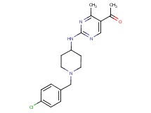 1-(2-{[1-(4-chlorobenzyl)piperidin-4-yl]amino}-4-methylpyrimidin-5-yl)ethanone