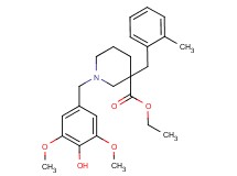 ethyl 1-(4-hydroxy-3,5-dimethoxybenzyl)-3-(2-methylbenzyl)-3-piperidinecarboxylate