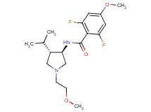 2,6-difluoro-N-[rel-(3R,4S)-4-isopropyl-1-(2-methoxyethyl)-3-pyrrolidinyl]-4-methoxybenzamide hydrochloride