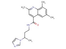N-[3-(1H-imidazol-1-yl)butyl]-2,6,8-trimethyl-4-quinolinecarboxamide